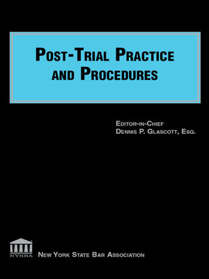 cover image of Post-Trial Practice and Procedures